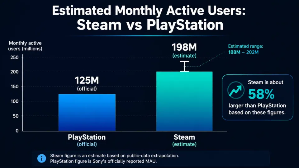 Steam Data - Počet uživatelů