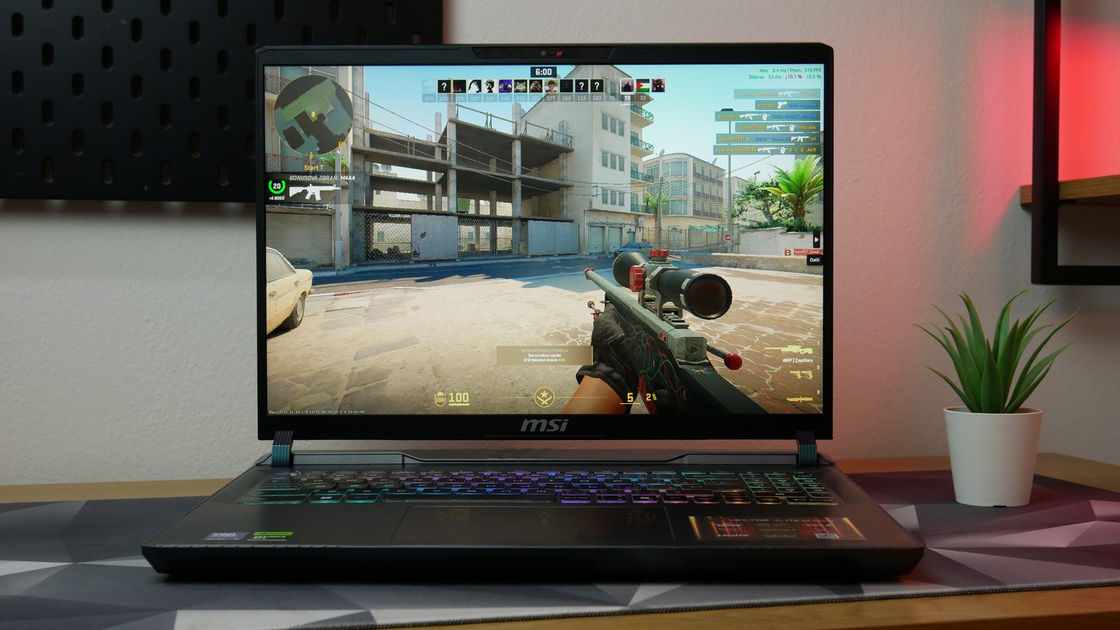 Jak si vedou GeForce RTX 5060 a RTX 5070 Ti v MSI noteboocích?