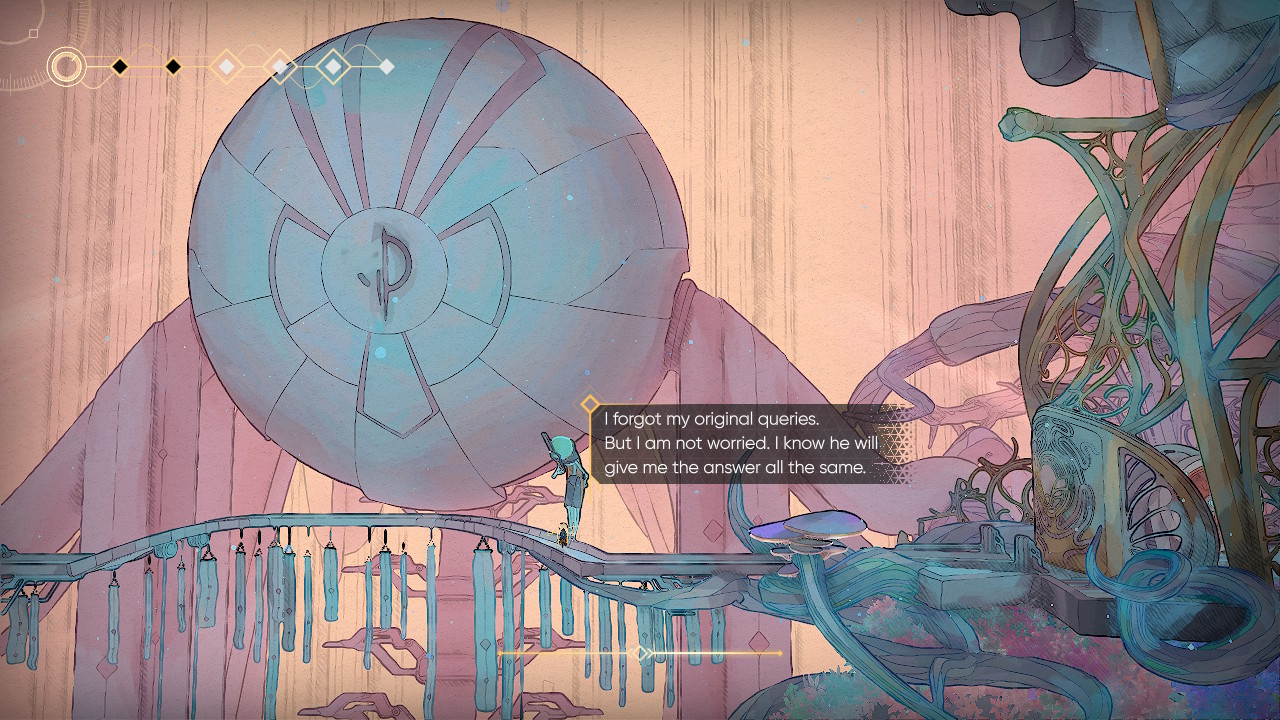 MIO: Memories in Orbit - interakce s některými postavami jsou nedílnou součástí příběhu.