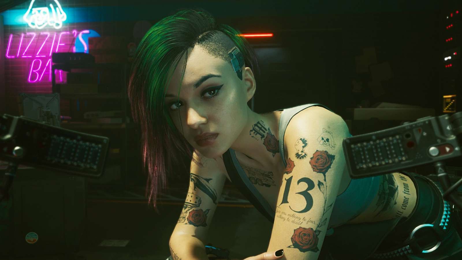 [Cyberpunk Spoiler] Jeden řádek kódu vám zpřístupní sex s Judy i v mužském těle