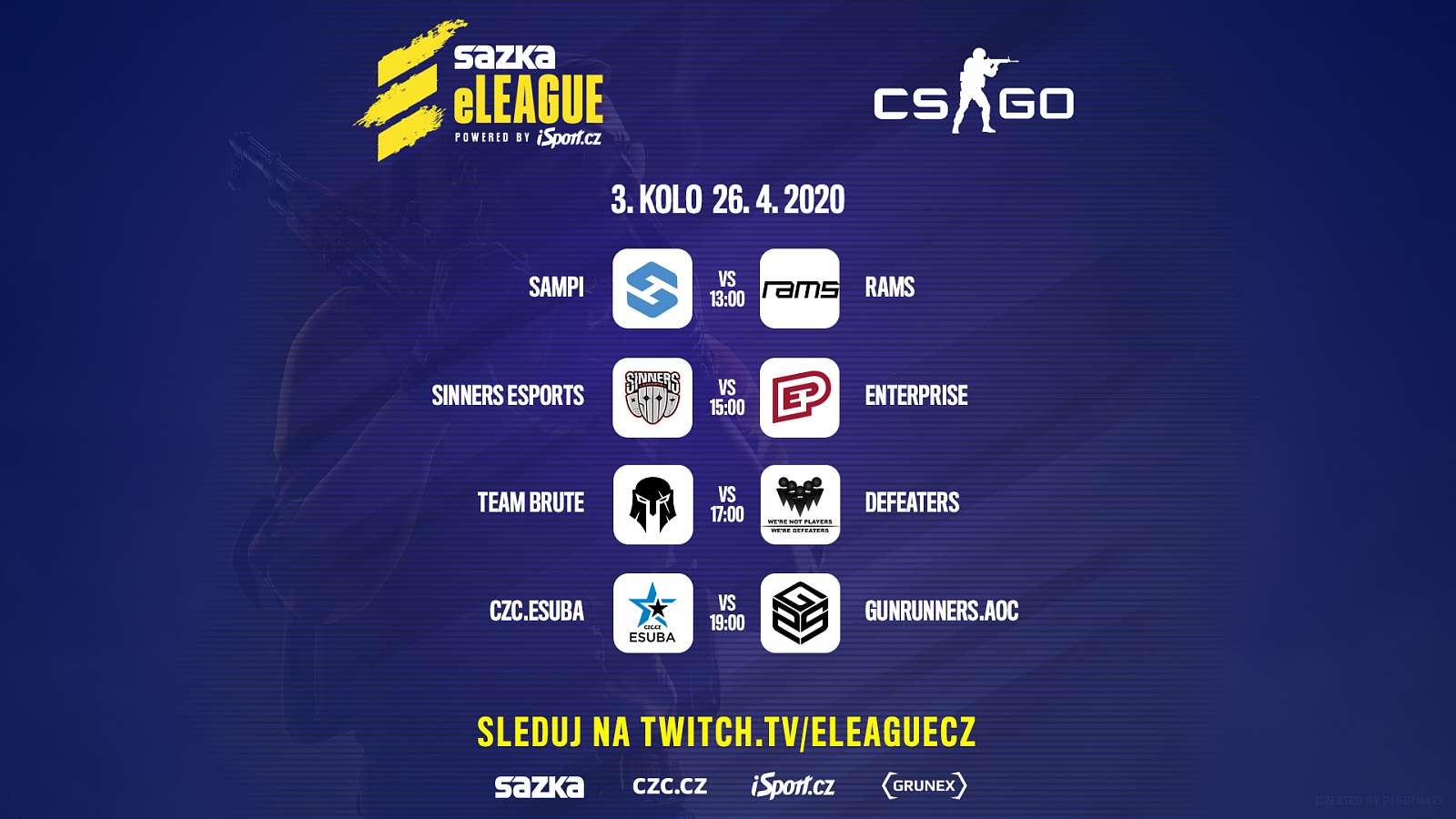 3. kolo SAZKA eLEAGUE: Obstojí SAMPI s novou sestavou?
