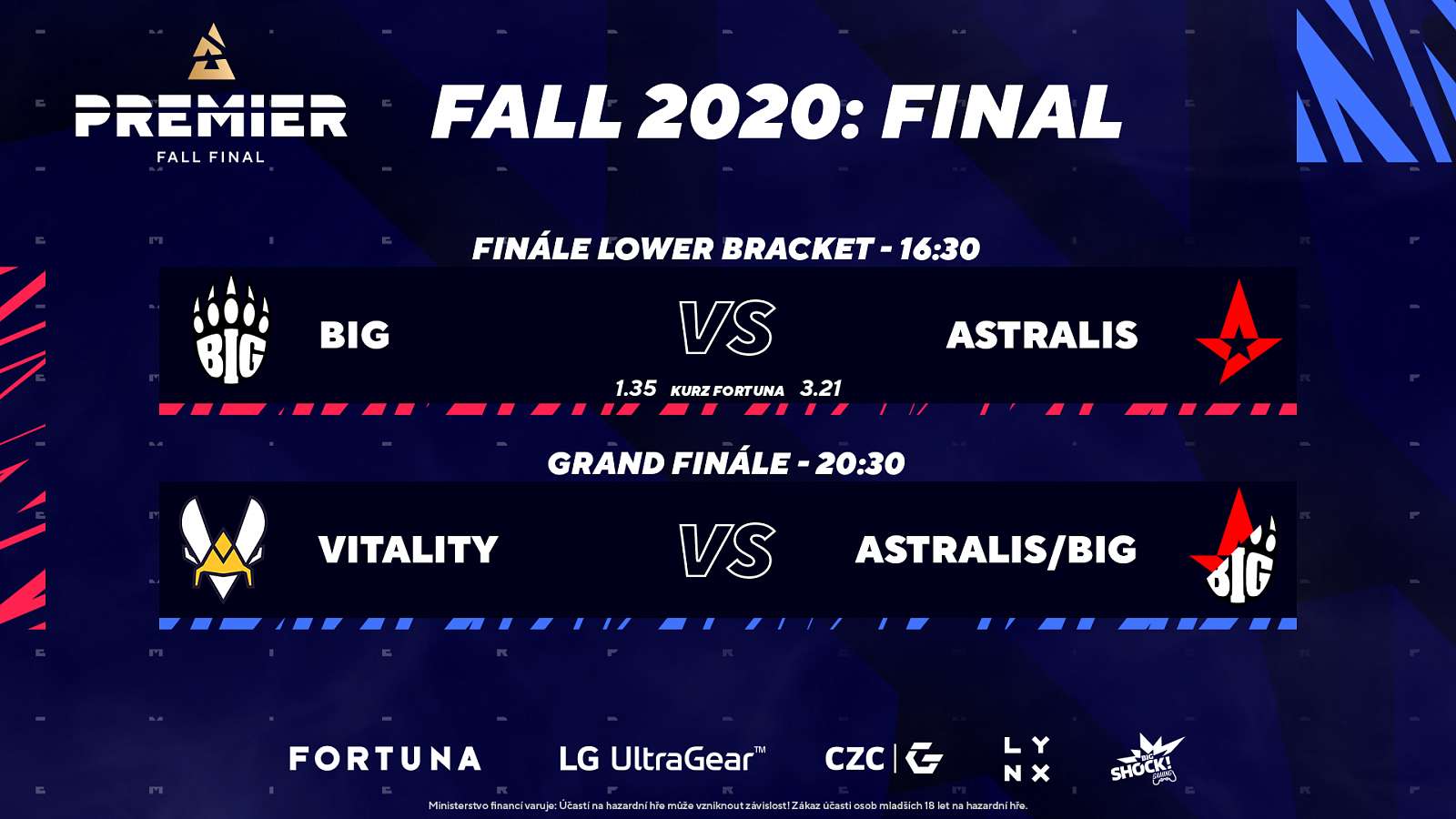 Grand Finále je zde! Kdo se postaví Vitality?