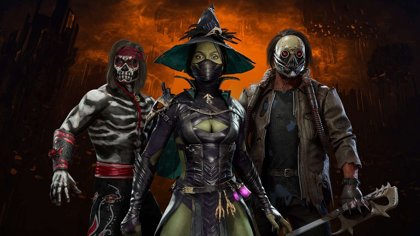 Halloweenské skiny v Mortal Kombat 11