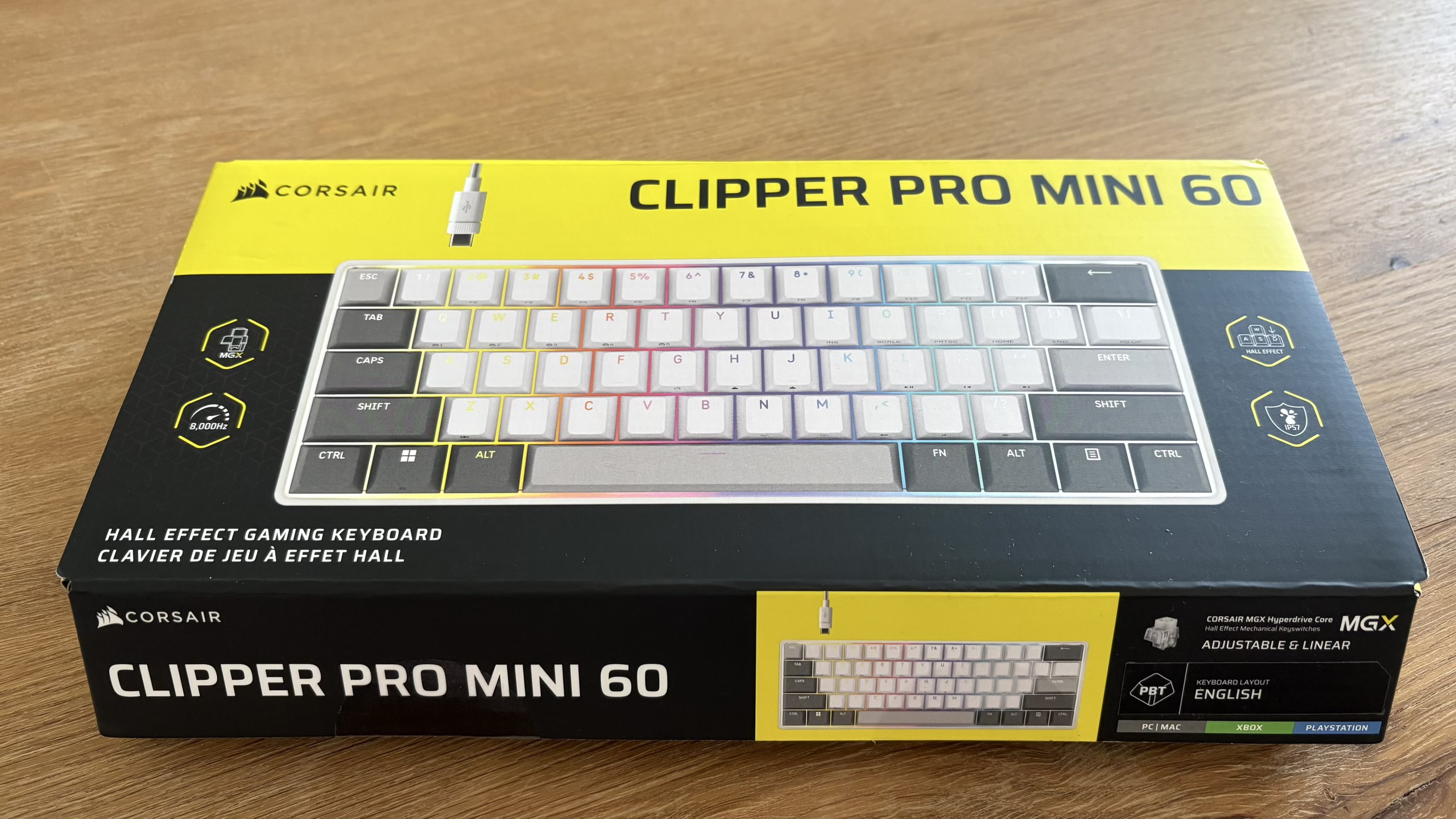 Corsair Clipper Pro Mini 60 - Pohled na krabici
